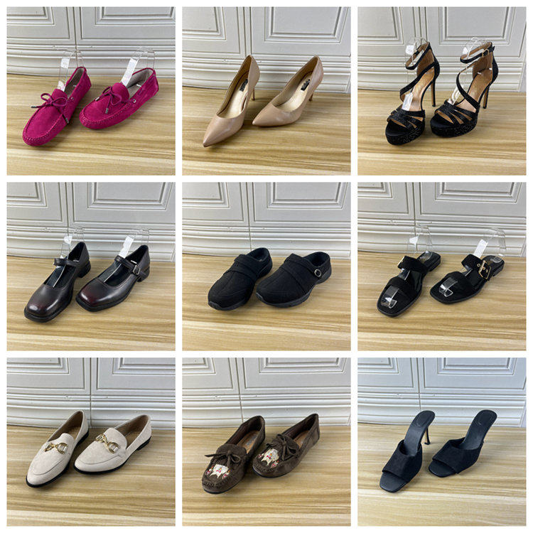 Lady Shoes外贸原单杂款女鞋38.5-39码独码时尚一字扣浅口单鞋