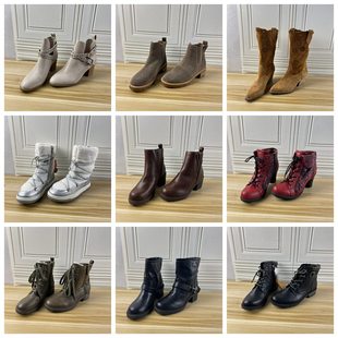 39码 38.5 外贸原单女靴独码 时尚 短靴 Lady 通勤细跟时装 Shoes杂款