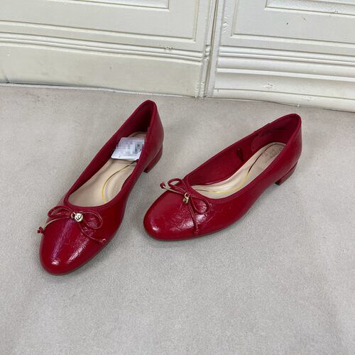 圆头蝴蝶结浅口单鞋简约时尚