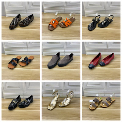 杂款方头平底拖鞋凉鞋一脚蹬单鞋