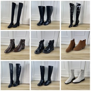 杂款 百搭秋冬季 36码 清仓捡漏时尚 长靴短靴 独码 外贸原单女鞋