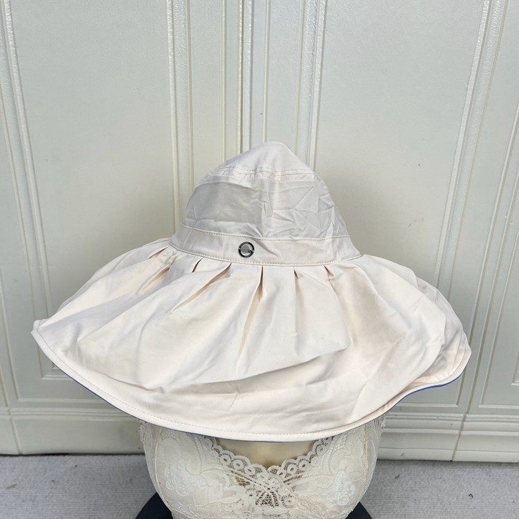 外贸原单帽子防紫外线渔夫帽大帽檐百搭遮阳防晒显脸小出游盆帽