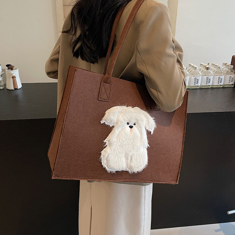 轻便手提通勤购物袋单肩妈咪包