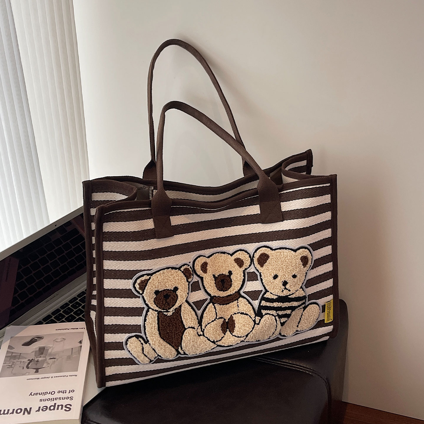 大容量手提单肩通勤包百搭托特包