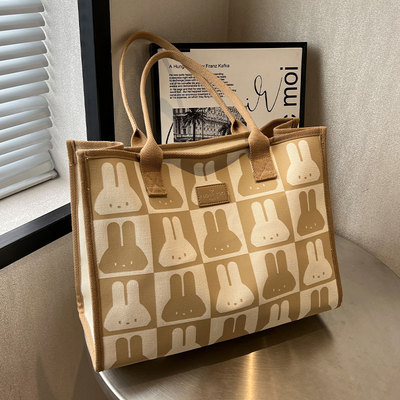 手提通勤包高级感单肩托特包