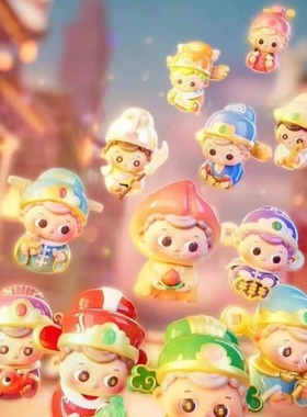 正版PIDOL有豆必玲系列福神萌粒mini盲盒手办潮玩盲盒手办女礼物