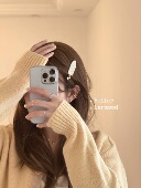 larmood 法式 简约时髦 Bellar 百搭晕染纯色 无痕刘海发夹