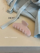 果冻淡淡粉 Bellar larmood 少女氛围感珍珠字母handmade发抓