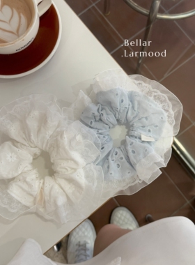 Bellar / larmood 奶呼呼 甜美少女心动 蕾丝刺绣氛围感发圈