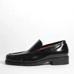 Trendy Slip-On Casual Business Shoes, Formal Leather Shoes for Men, Slip-On Soft-Soled Loafers, Men's British Style Beanie Shoes