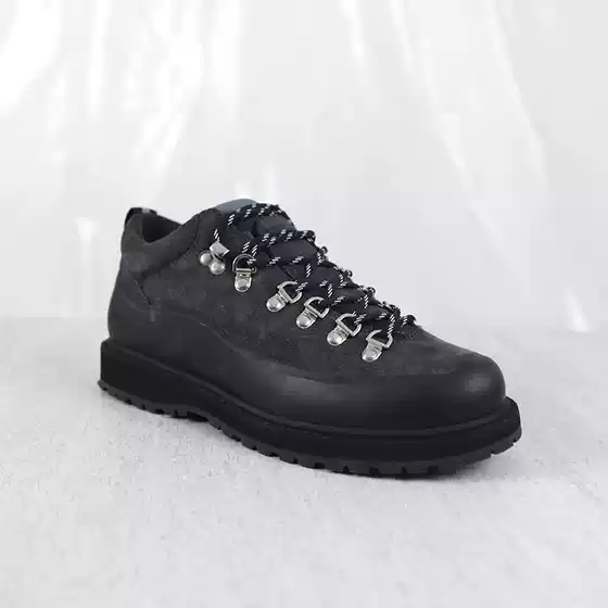 Trendy Hiking Shoes for Men, High-Top Derby Shoes, Outdoor Thick-Soled Height-Increasing Work Boots, British Casual Men's Shoes