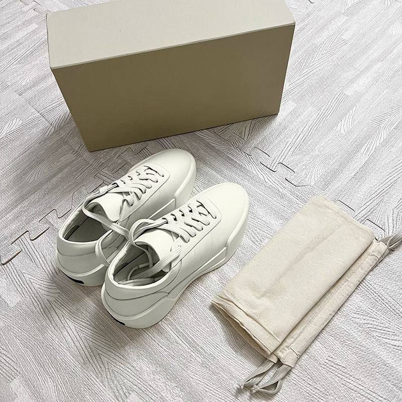 英伦高街板鞋厚底德比鞋潮款个性皮鞋男女通勤圆头简约增高休闲鞋