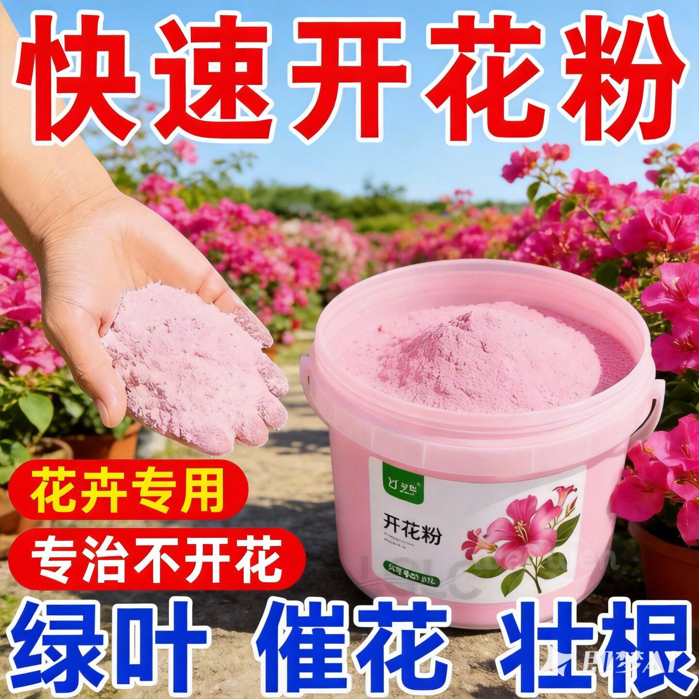 强效快速开花粉通用型玫瑰月季花