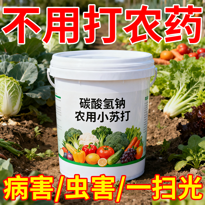 农用小苏打粉碳酸氢钠种菜除杀菌去药残留作物预防蔬瓜果树壮苗,鲜花速递/花卉仿真/绿植园艺,家庭园艺肥料,淘宝优惠券,粉丝福利购,淘宝优惠卷