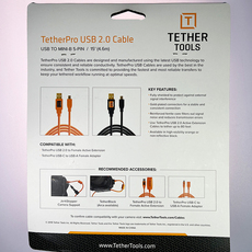 товар из китая cu5451美国tethertools联机线tetherpro usb2.0转mini-b 5针4.6m
