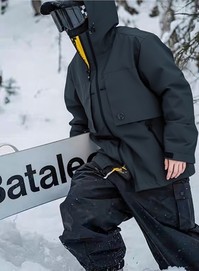 新款滑雪服上衣防水防风保暖透气单板双板雪服日本透气男款滑雪衣