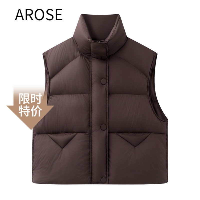 艾诺丝尚忆马甲保暖羽绒服外套