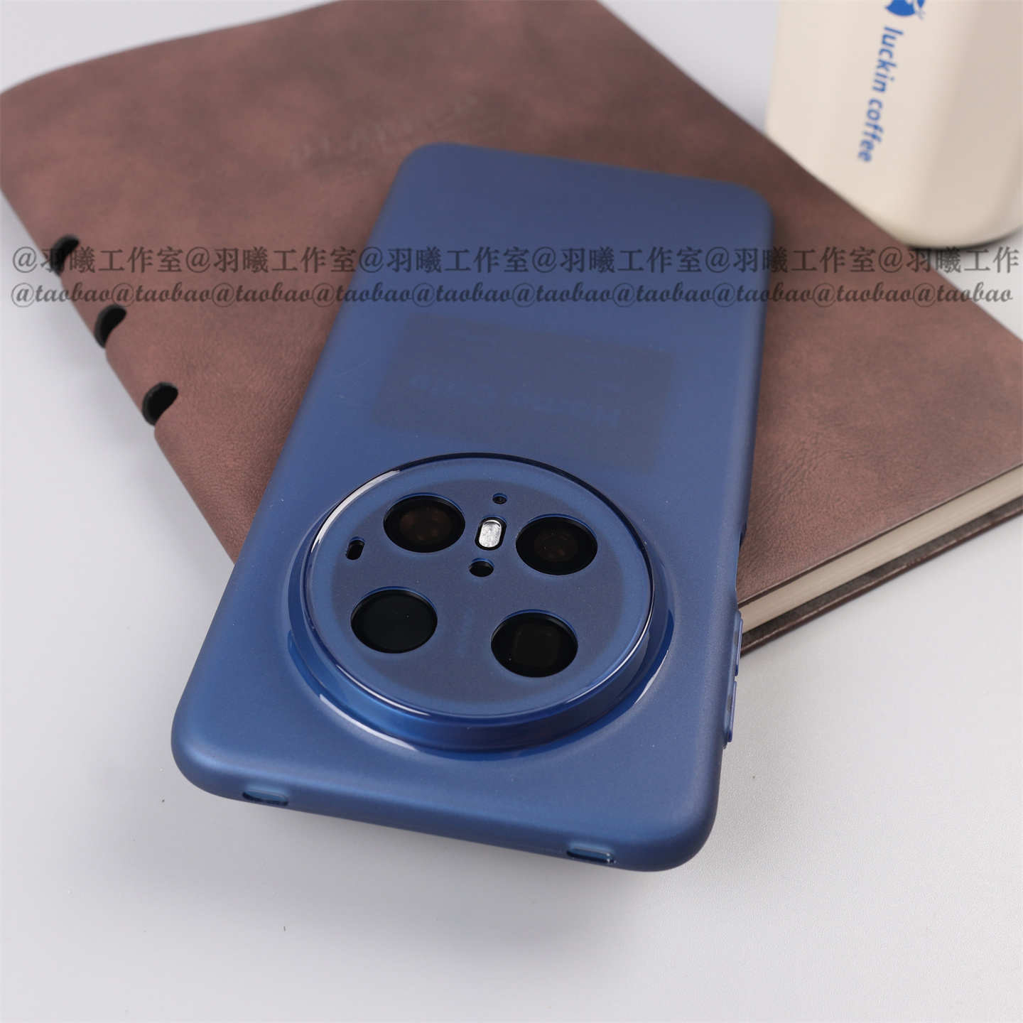 适用华为Mate70Pro+手机壳轻薄柔软TPU硅胶软壳Mate70pro裸机感Mate60细微磨砂防指纹Mate50透明高颜值深蓝色