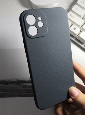 细岩粗磨砂适用vivoiqoo8/7手机壳iqooneo5s碳灰色iQOO11/10/9pro硬壳neo3精孔Neo6/Neo7se/Neo8