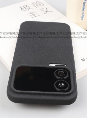 适用小米17ProMax手机壳17Pro保护套xiaomi 15硅胶软壳大孔镜头14全包圆边粗磨砂不沾指纹13简约小众经典黑色