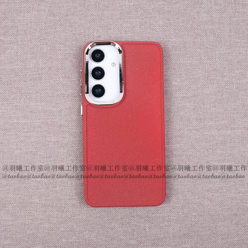 大孔镜头适用三星GalaxyS26+手机壳镜框硅胶软壳S26Ultra保护套S25edge粗磨砂防指纹全包边S24FE简约个性复古