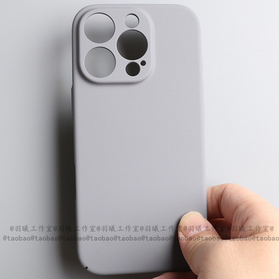 ins冷淡风颗粒粗糙细磨岩砂适用苹果16/15promax手机壳16e奶奶灰色13防指纹硬壳14plus全包镜头12保护套17Air