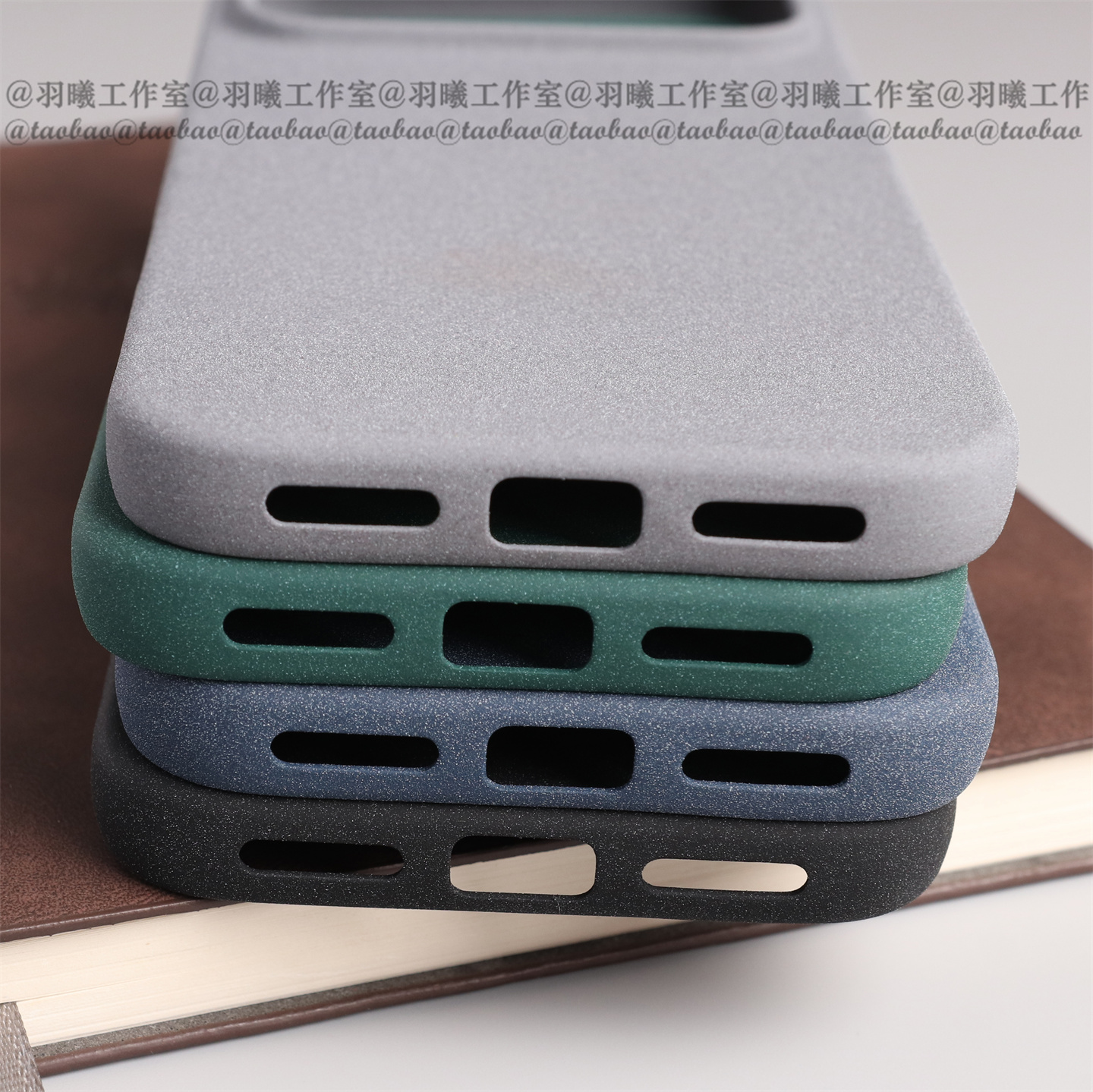 粗磨砂颗粒手感经典纯色适用iphone17ProMax手机壳大孔镜头苹果17Air硅胶软壳16plus全包15Pro防指纹14/13/12