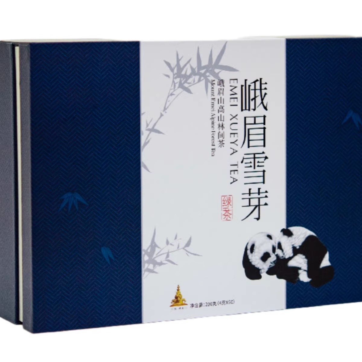 2024四川明前春茶峨眉雪芽竹叶茶叶青绿茶新茶 雀舌礼盒装200g 茶 峨眉山茶 原图主图