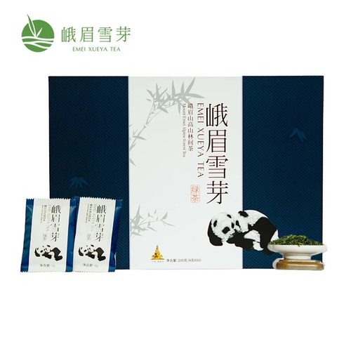 2026四川明前春茶峨眉雪芽竹叶茶叶青绿茶新茶 雀舌礼盒装200g