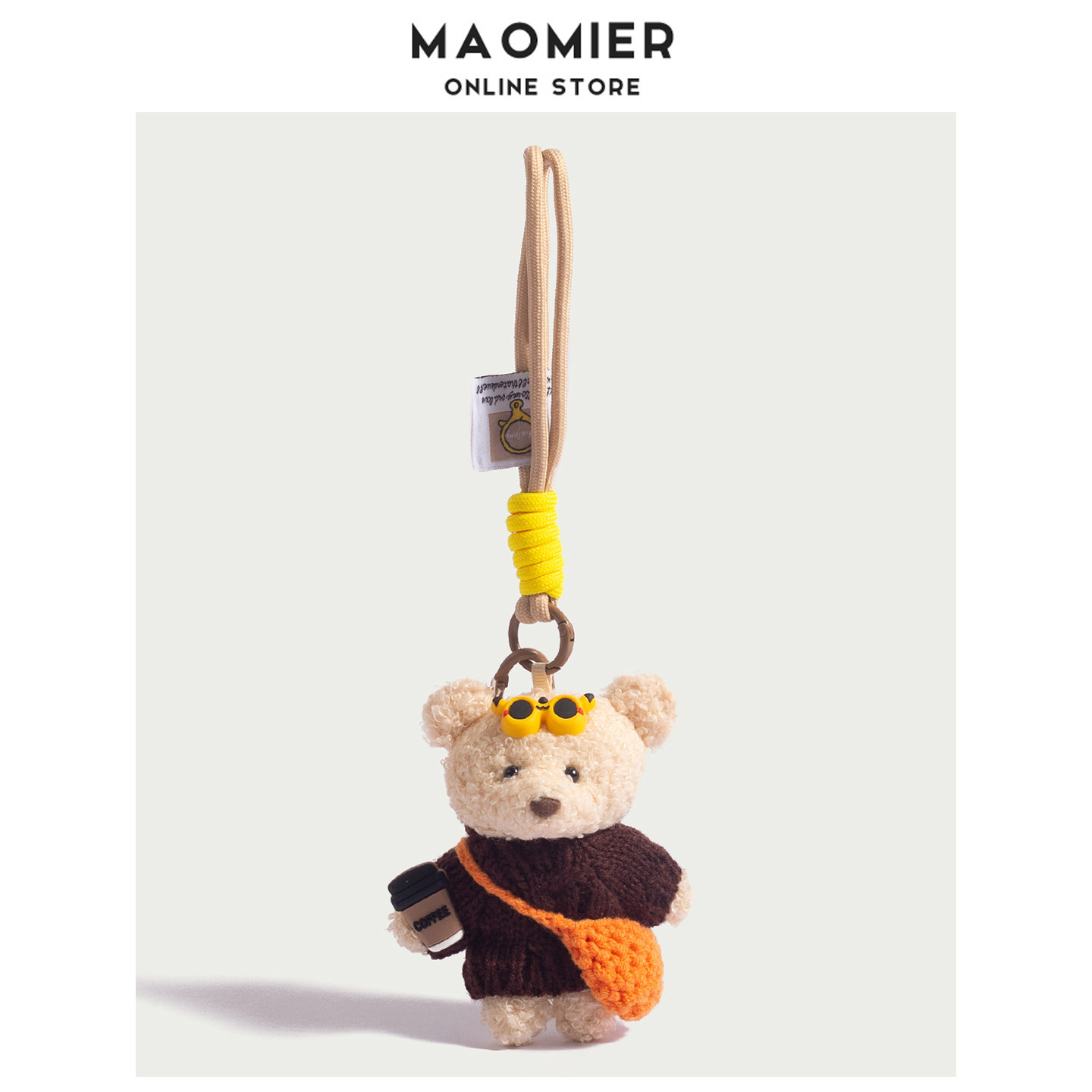 原创可爱卷毛小熊毛绒包挂件公仔玩偶钥匙扣书包背包挂饰情侣礼物,服饰配件/皮带/帽子/围巾,包挂件,淘宝优惠券,粉丝福利购,淘宝优惠卷