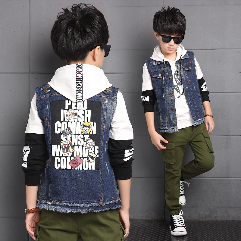 Gilet garcon en Toile de coton - Ref 2067976 Image 3