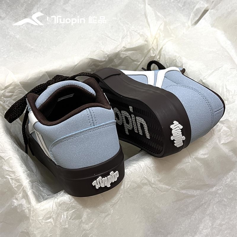 鮀品2025新款休闲百搭蓝色板鞋