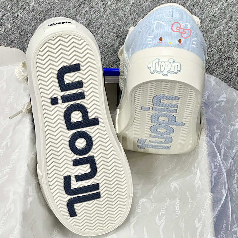 鮀品鞋子女款2026新款春季透气帆布鞋百搭小白鞋厚底增高休闲板鞋