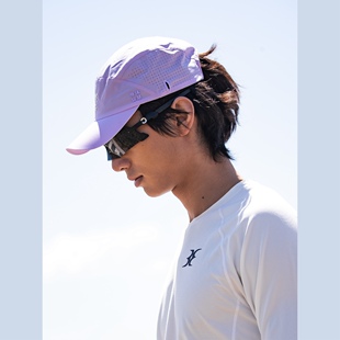 BODYWIT身体智慧运动马拉松跑步速干有顶帽导汗可折叠男女通用