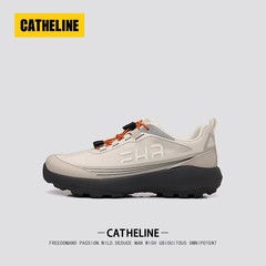 美国CATheline户外男鞋2025春秋款透气一脚蹬男士跑步登山运动鞋