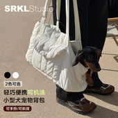 beeeell 宠物外出包小型犬便携户外简约时髦单肩挎包设计师联名款