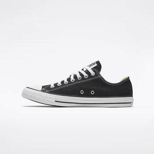 Converse All Star 防滑耐磨低帮帆布鞋 男女同款 黑白 101001 bl