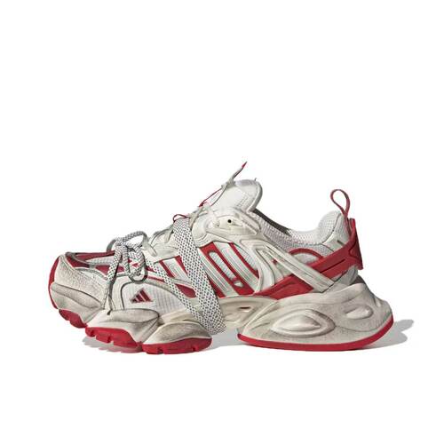 adidas 复古潮流 柔软舒适 透气百搭 低帮老爹鞋 男女同款JS1590