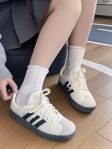 adidas VL Court 2.0 T头鞋 德训鞋舒适百搭轻便 江苏JL仓 jq1501