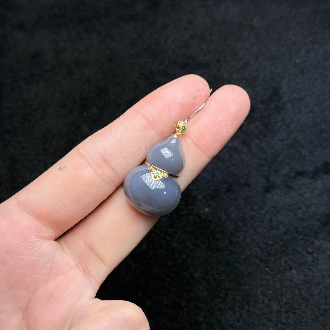 18K金和田玉葫芦吊坠-约32*18*8mm- DY一 - 多样性发货-A3587,珠宝/钻石/翡翠,其他,淘宝优惠券,粉丝福利购,淘宝优惠卷