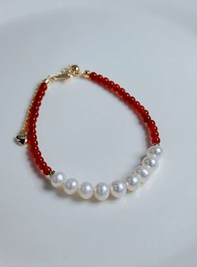 淡水珍珠DIY手链-约6mm-多样性发货-ZG珍-A7750