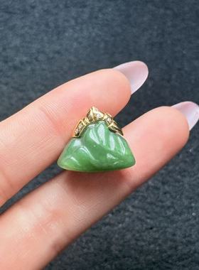 s925银和田玉吊坠-约17*20*11mm-多样性发货-F利-A4834