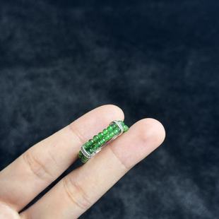 L银 s925银翡翠戒圈 多样性发货 4mm A2328 约5
