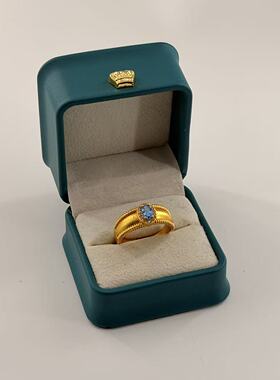 合成立方氧化锆戒指碎钻鸽子蛋戒指-约9mm-多样性发货-F腾-V4