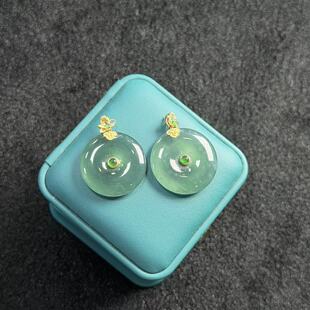 QSM石 多样性发货 V886 约23mm 18k翡翠吊坠