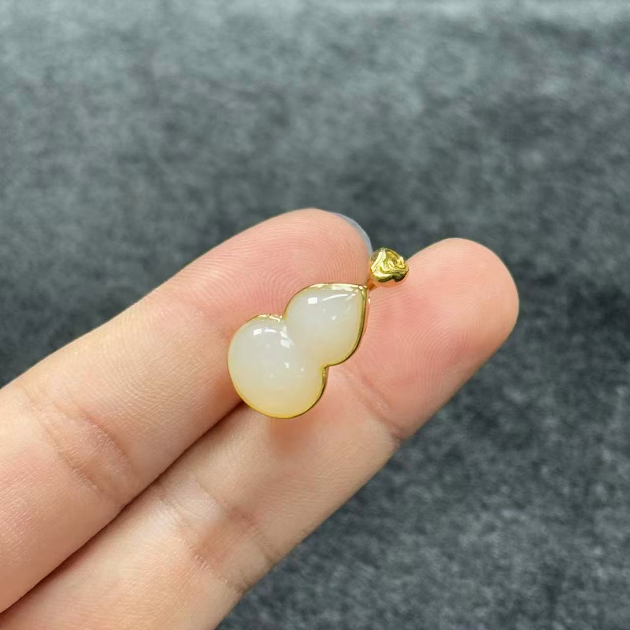 s925银和田玉戒指-约18*12mm-多样性发货-J玉B1095