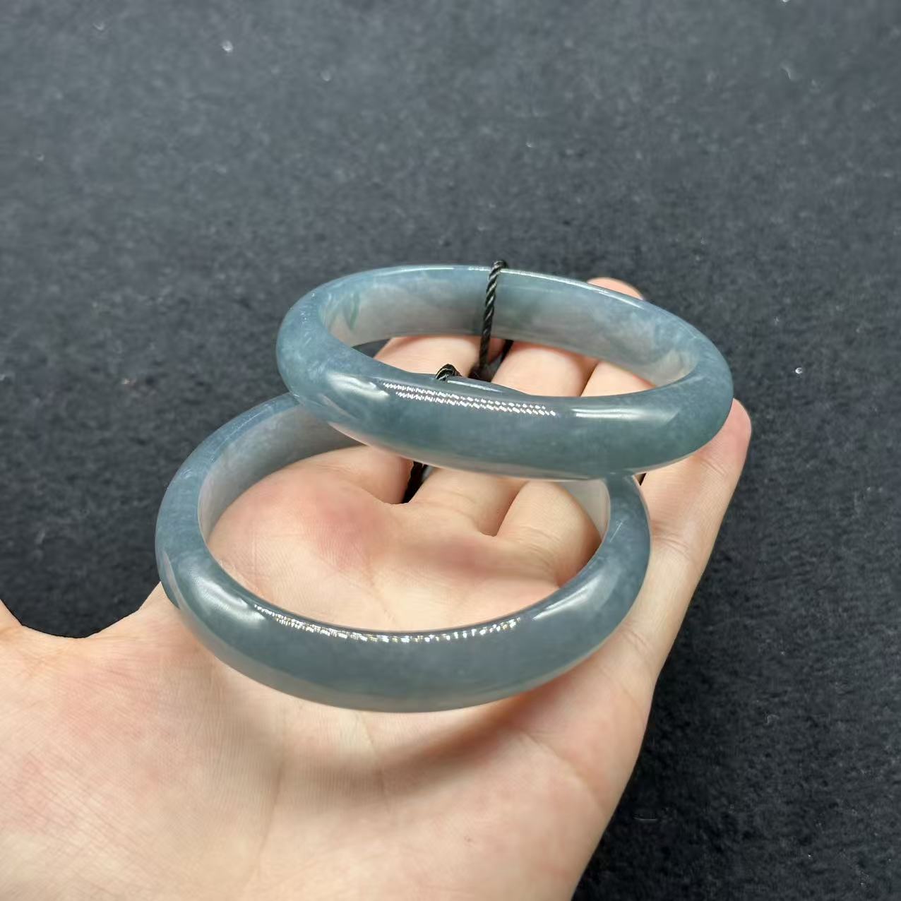 翡翠手镯-约12*7mm-多样性发货-Y超-B883