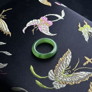多样性发货 和田玉戒圈 约5 3mm A1621 YSP金