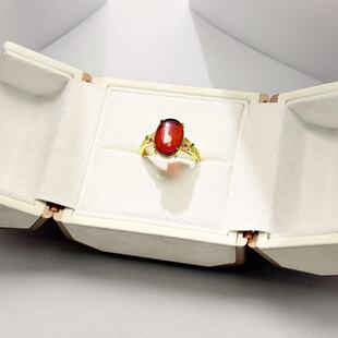 F利 多样性发货 A7405 约14×10×6mm 血珀戒指