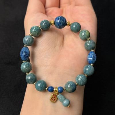 硅化玉珊瑚玉DIY手串-约10mm-多样性发货- T福- A4534